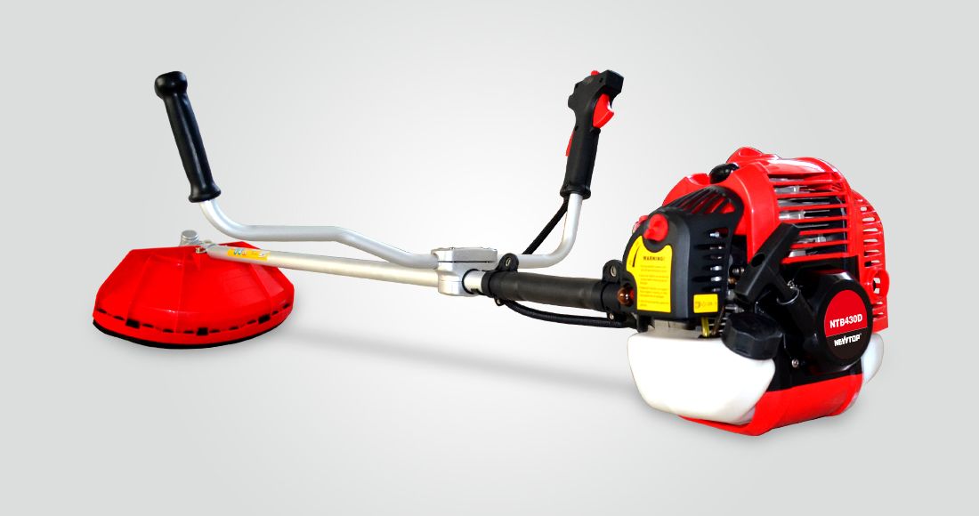 Easy starting 43cc gasoline brush cutter with 40F-5 gas engine grass trimmer 