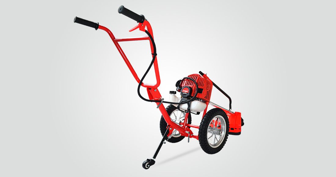 Professional hand push 52cc brush cutter 520  with wheels