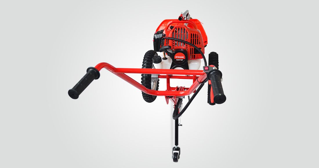 Professional hand push 52cc brush cutter 520  with wheels