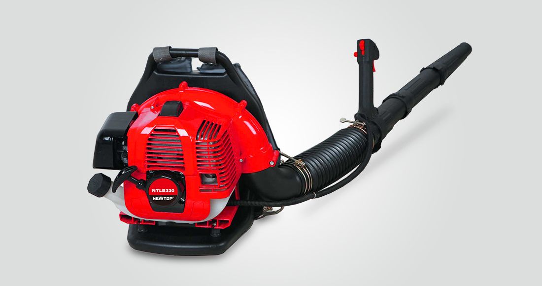 43cc Professional Back Pack Leaf Blower with High Power 2 Stroke Engine and Padded Harness