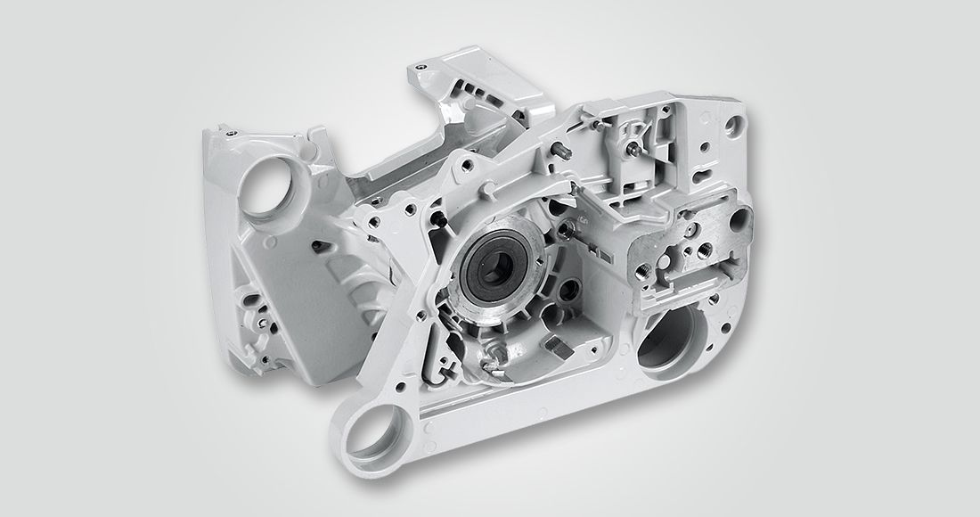 MS660 chainsaw crankcase left part for st chainsaw spare parts