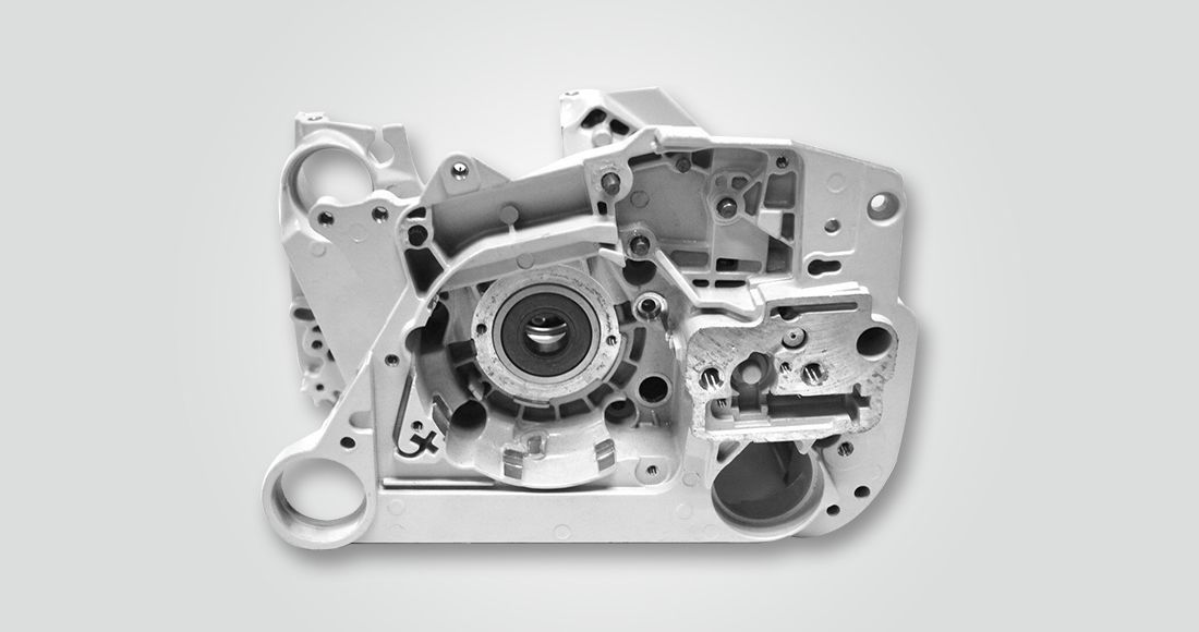 MS660 chainsaw crankcase left part for st chainsaw spare parts