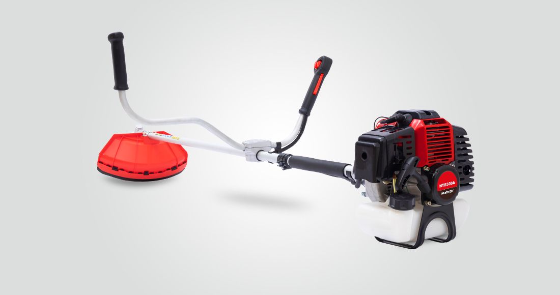 CE Certificated Gasoline Brush Cutter W Handle 33cc Engine power stroke